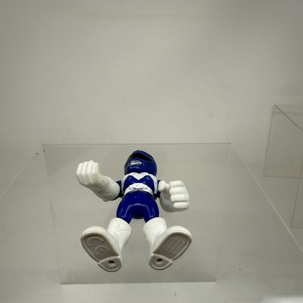 Imaginext Power Rangers Mighty Morphin Blue RANGER Figure MMPR 3" - Picture 5 of 6